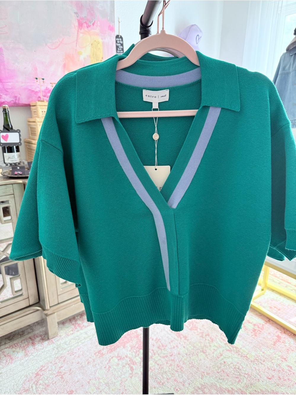 NWT ENTRO KNIT TOP